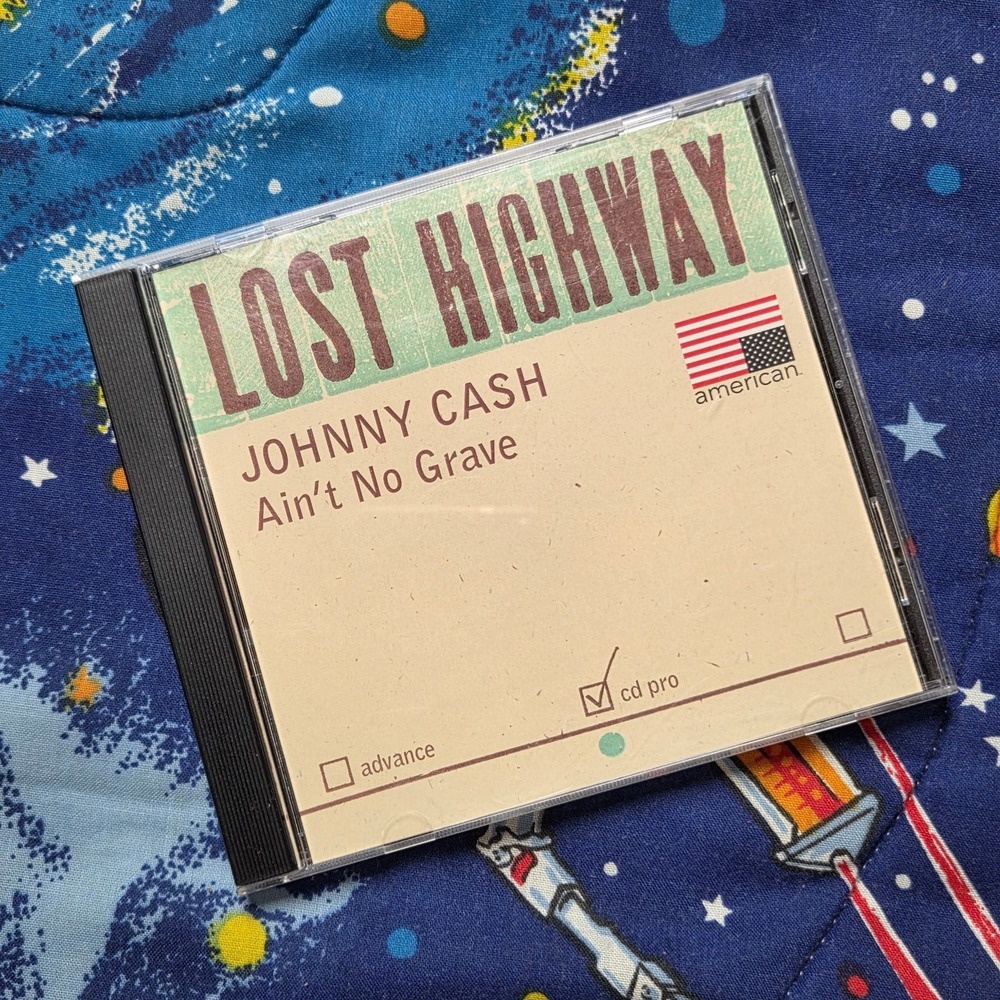 Johnny Cash Ain't No Grave Promo CD Lost Highway American 2010 Rick Rubin Single